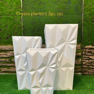 Crysta Planters 3pc Set